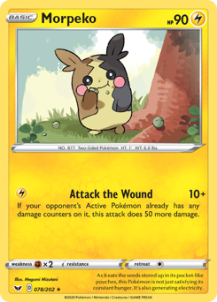 Morpeko #78 Sword & Shield