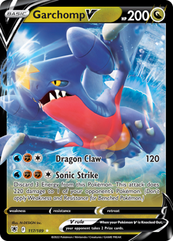 Garchomp V #117 Astral Radiance