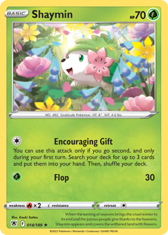 Shaymin #14 Astral Radiance