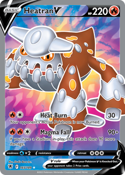Heatran V #165 Astral Radiance