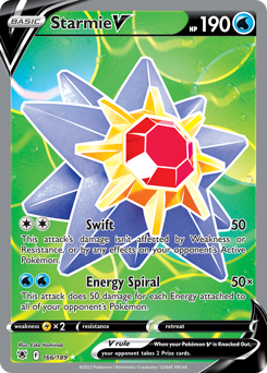 Starmie V #166 Astral Radiance
