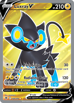 Luxray V #168 Astral Radiance