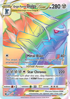 Origin Forme Dialga VSTAR #198 Astral Radiance