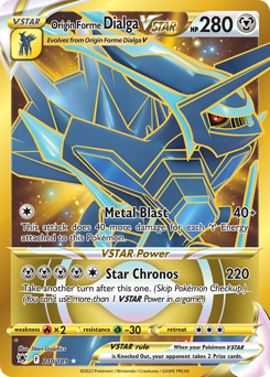 Origin Forme Dialga VSTAR #210 Astral Radiance