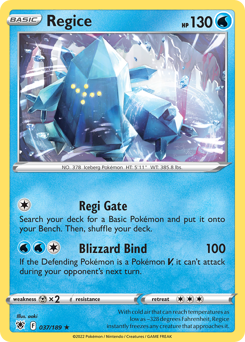 Regice #37 Astral Radiance