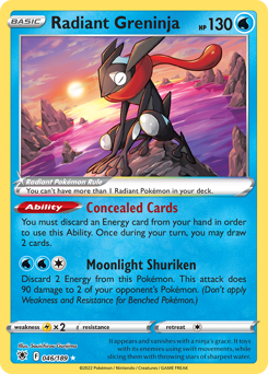 Radiant Greninja #46 Astral Radiance