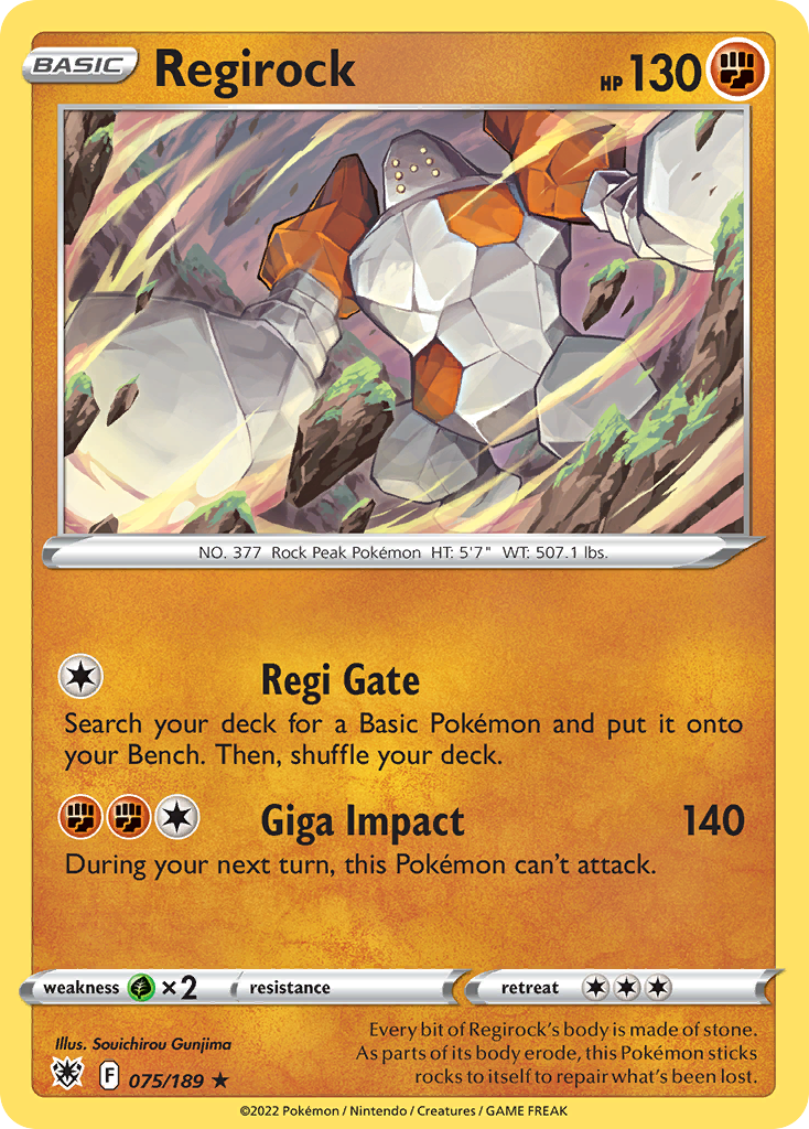 Regirock #75 Astral Radiance
