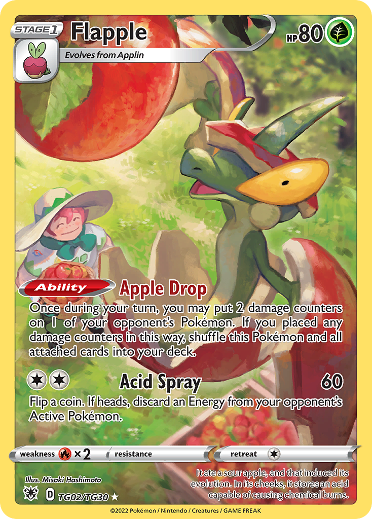 Flapple #TG02 Astral Radiance Trainer Gallery
