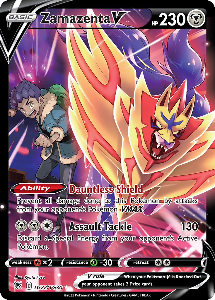 Zamazenta V #TG22 Astral Radiance Trainer Gallery