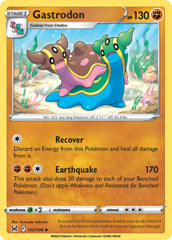 Gastrodon #102 Lost Origin