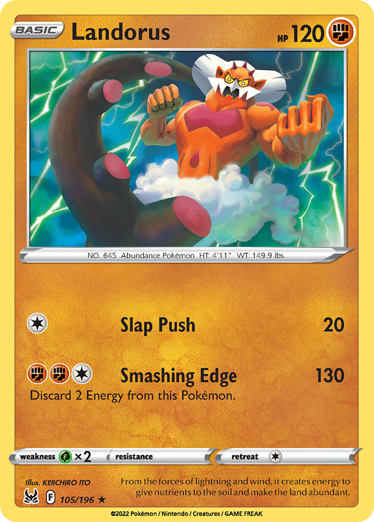Landorus #105 Lost Origin