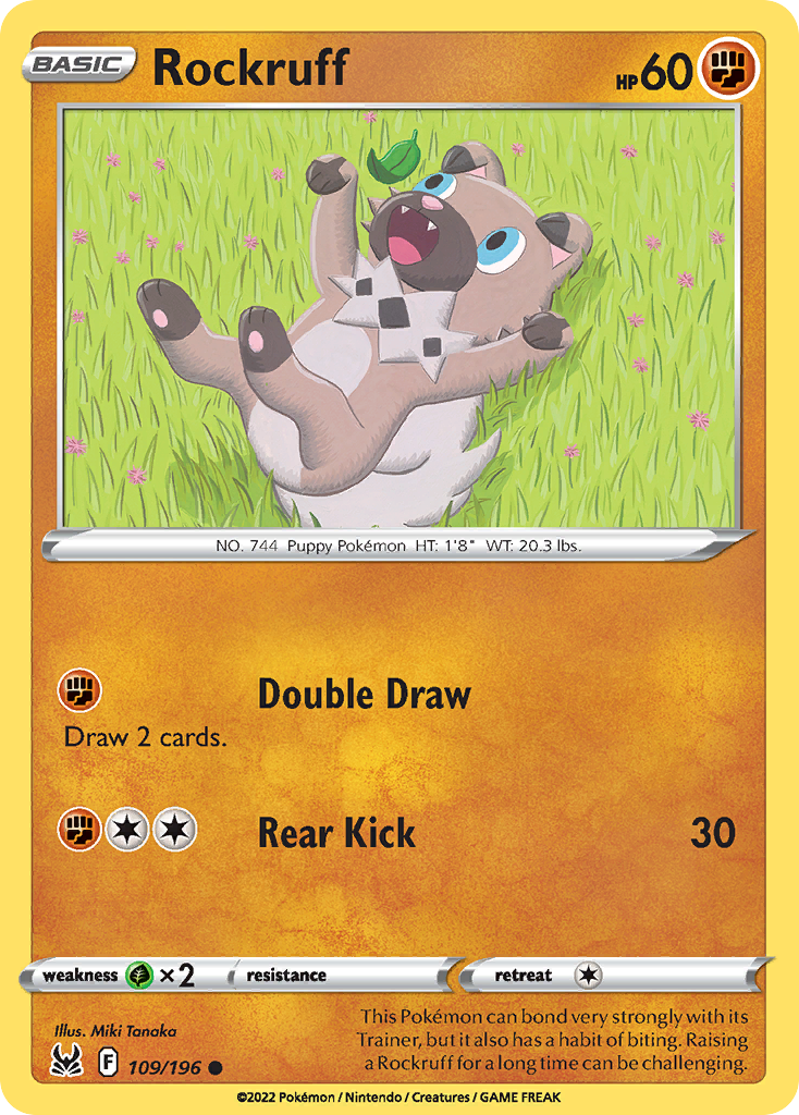 Rockruff #109 Lost Origin