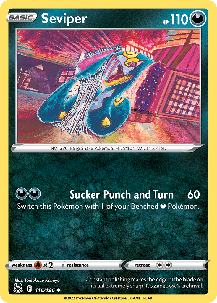 Seviper #116 Lost Origin