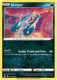 Seviper #116 Lost Origin