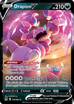 Drapion V #118 Lost Origin