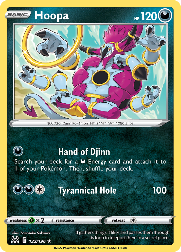 Hoopa #122 Lost Origin