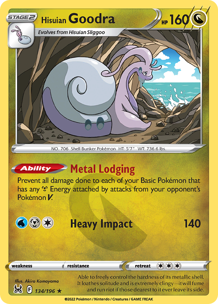 Hisuian Goodra #134 Lost Origin
