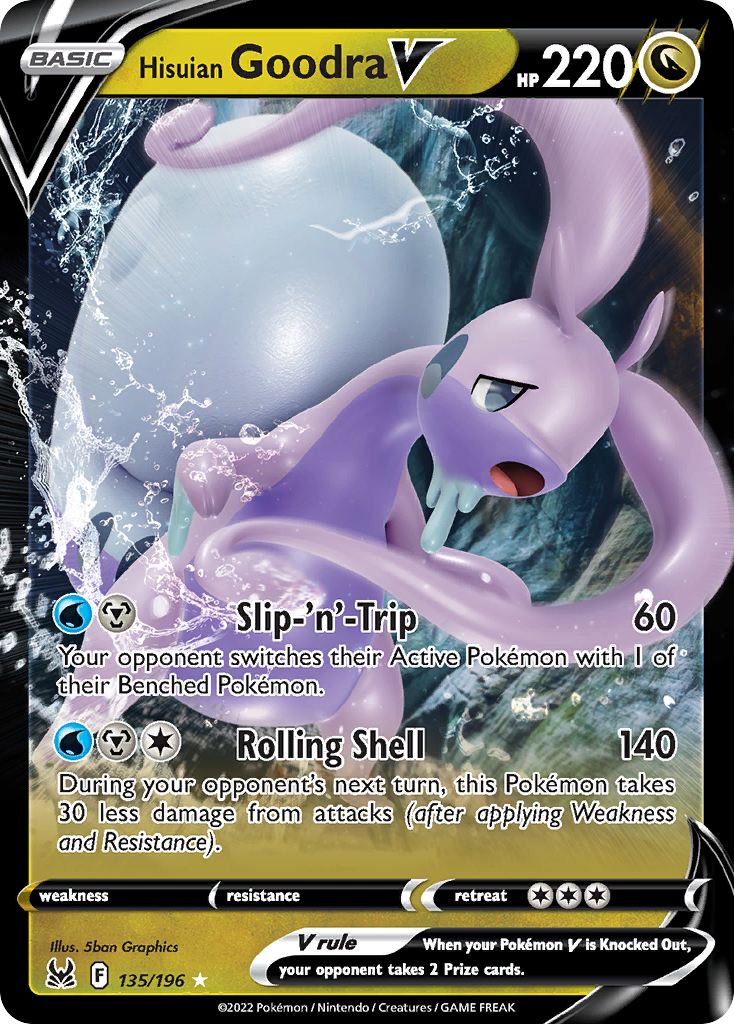 Hisuian Goodra V #135 Lost Origin