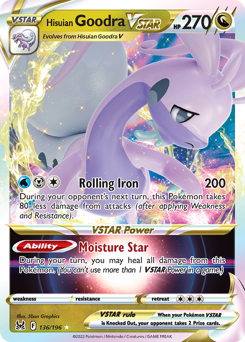 Hisuian Goodra VSTAR #136 Lost Origin
