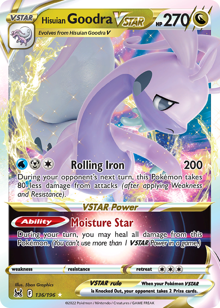 Hisuian Goodra VSTAR #136 Lost Origin