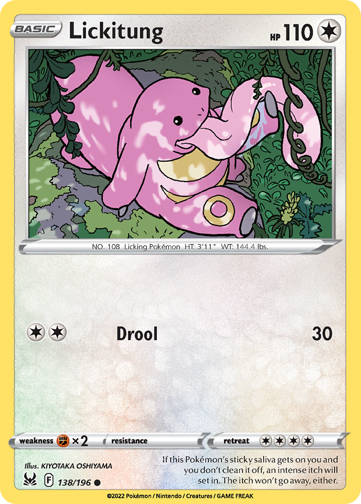 Lickitung #138 Lost Origin