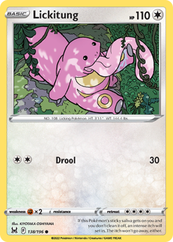 Lickitung #138 Lost Origin