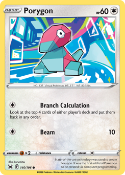 Porygon #140 Lost Origin