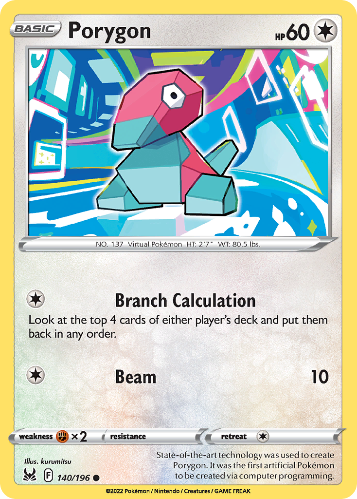 Porygon #140 Lost Origin