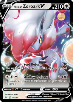 Hisuian Zoroark V #146 Lost Origin