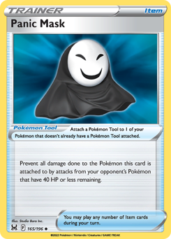 Panic Mask #165 Lost Origin