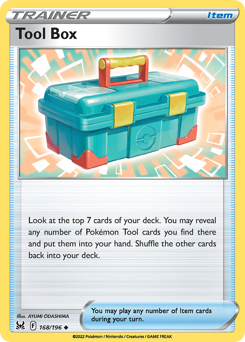 Tool Box #168 Lost Origin