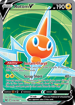Rotom V #176 Lost Origin