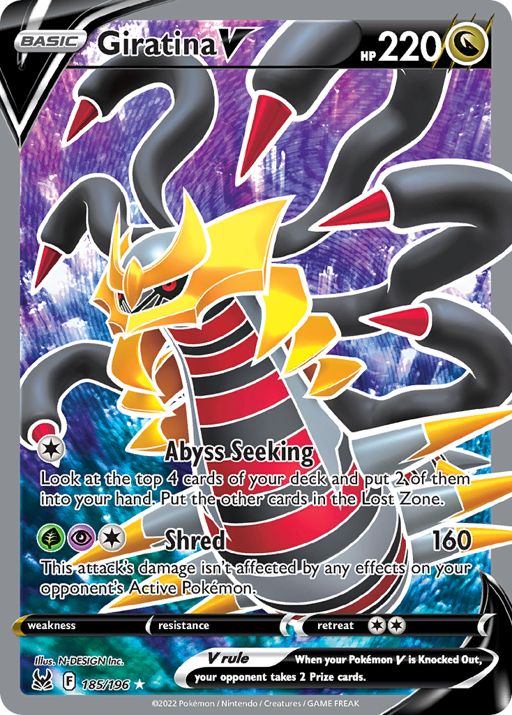 Giratina V #185 Lost Origin