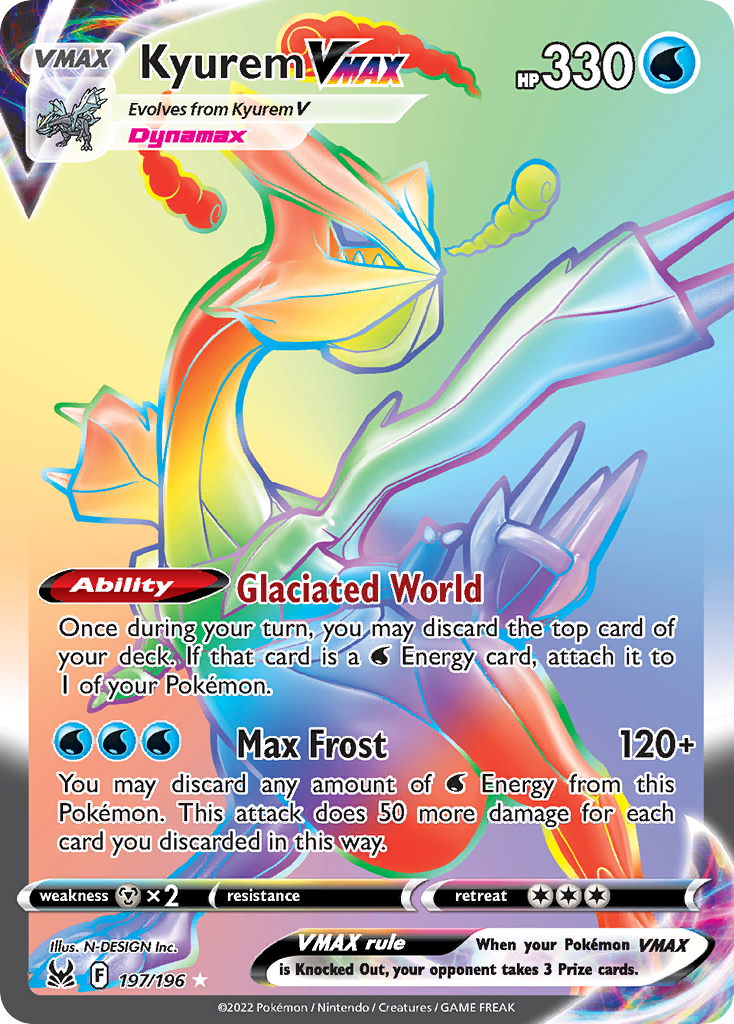 Kyurem VMAX #197 Lost Origin