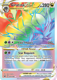 Giratina VSTAR #201 Lost Origin