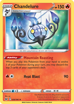 Chandelure #26 Lost Origin