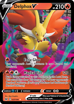 Delphox V #27 Lost Origin