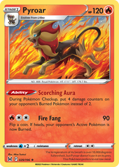 Pyroar #29 Lost Origin