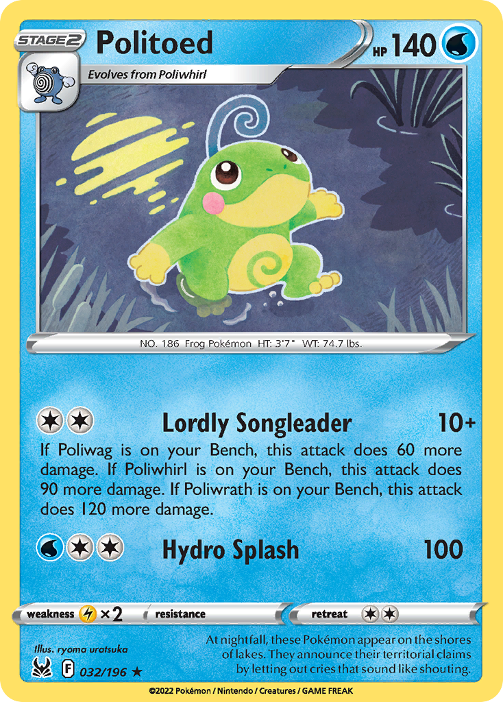 Politoed #32 Lost Origin