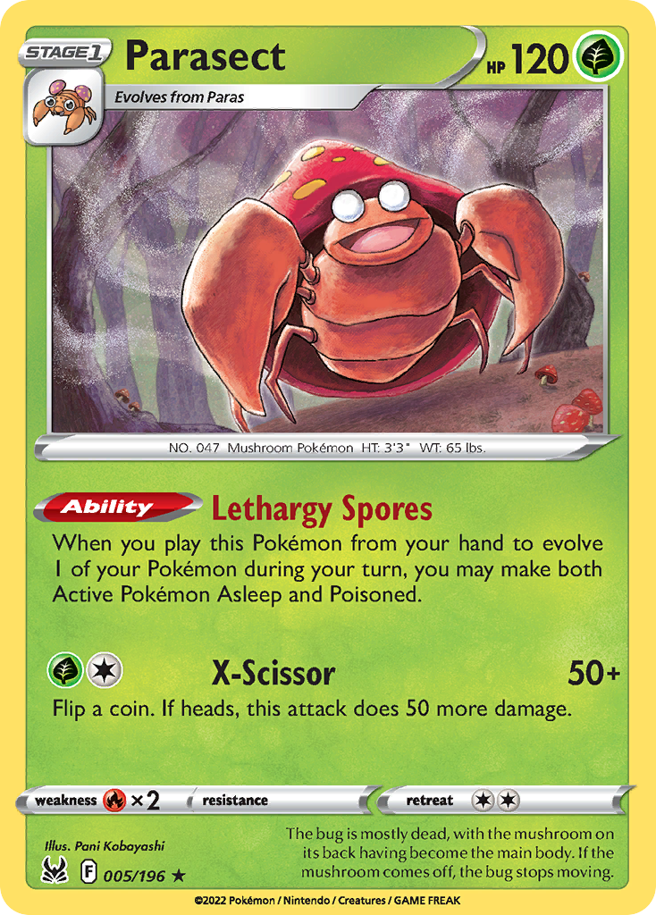 Parasect #5 Lost Origin