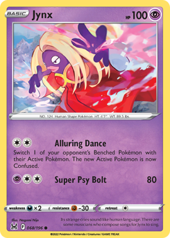 Jynx #68 Lost Origin