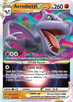 Aerodactyl VSTAR #93 Lost Origin