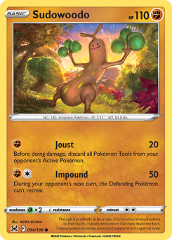 Sudowoodo #94 Lost Origin