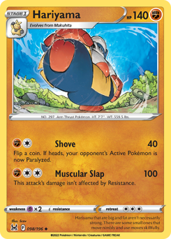 Hariyama #98 Lost Origin