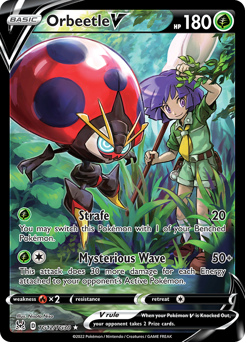Orbeetle V #TG12 Lost Origin Trainer Gallery
