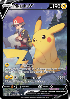 Pikachu V #TG16 Lost Origin Trainer Gallery