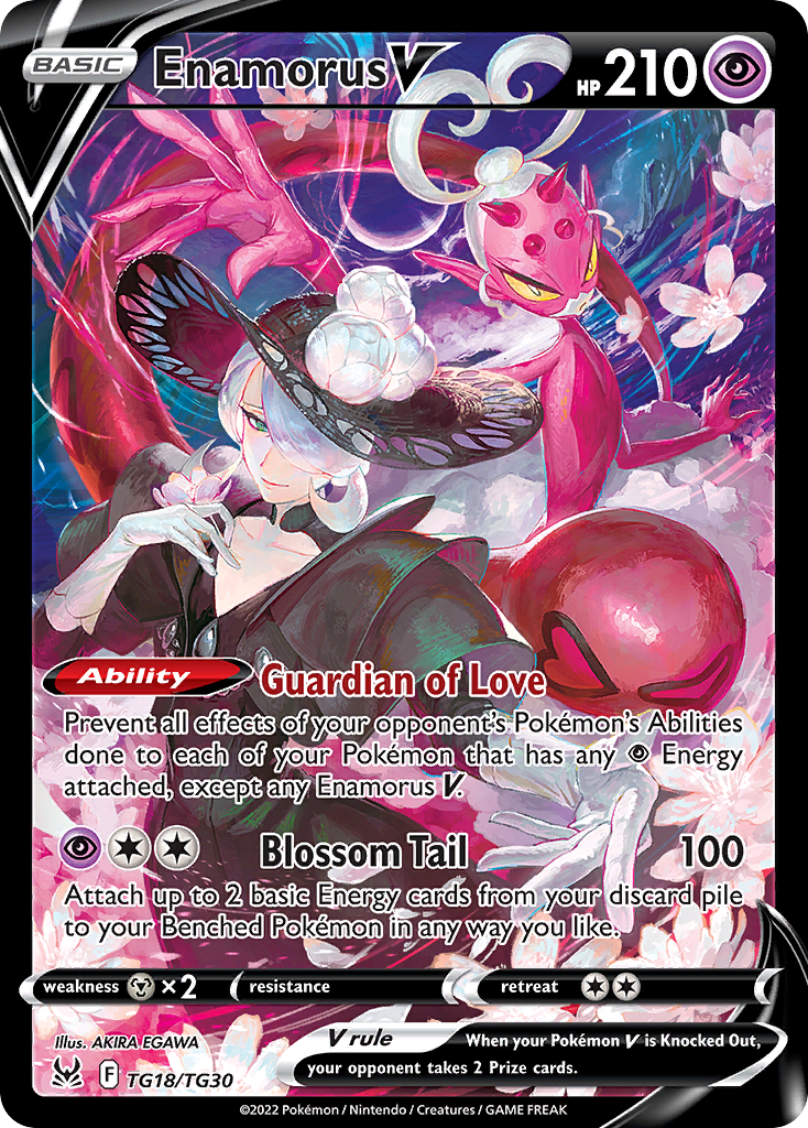 Enamorus V #TG18 Lost Origin Trainer Gallery
