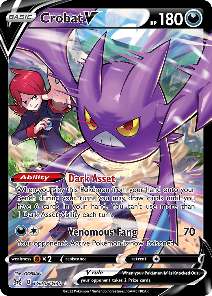 Crobat V #TG20 Lost Origin Trainer Gallery