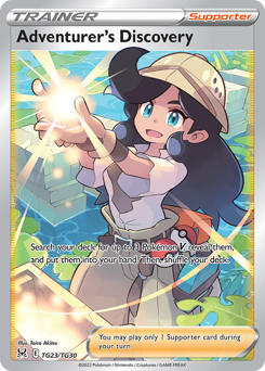 Adventurer's Discovery #TG23 Lost Origin Trainer Gallery