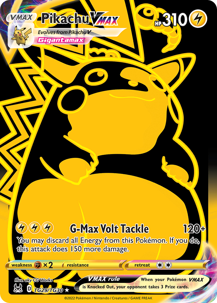 Pikachu VMAX #TG29 Lost Origin Trainer Gallery